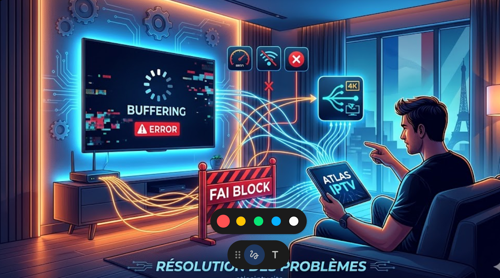 Pourquoi votre IPTV bloque en France et comment Atlas IPTV règle ce problème : Le Guide Complet 2026