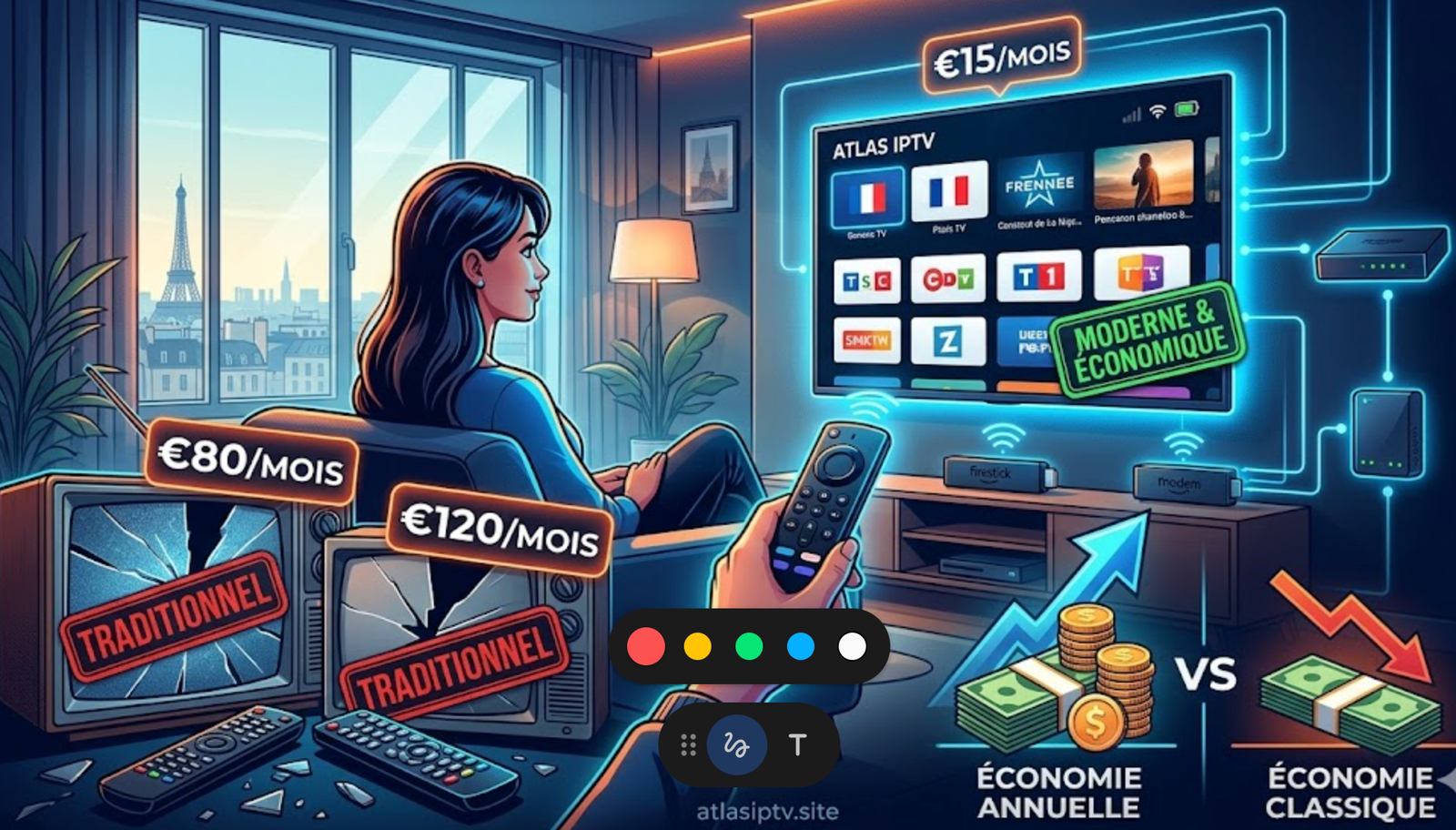 Atlas IPTV vs Abonnements Classiques : Comment Économiser des Centaines d’Euros par An en France